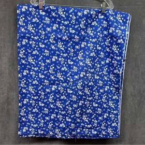 Vintage Wamsutta Christmas fabric blue 6 yards